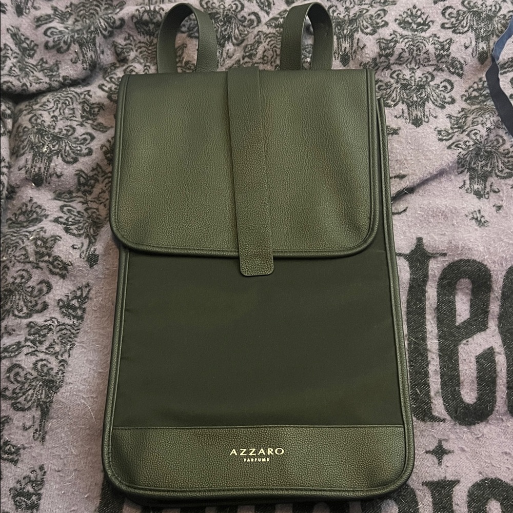 🔥black Small pebbled leather backpack